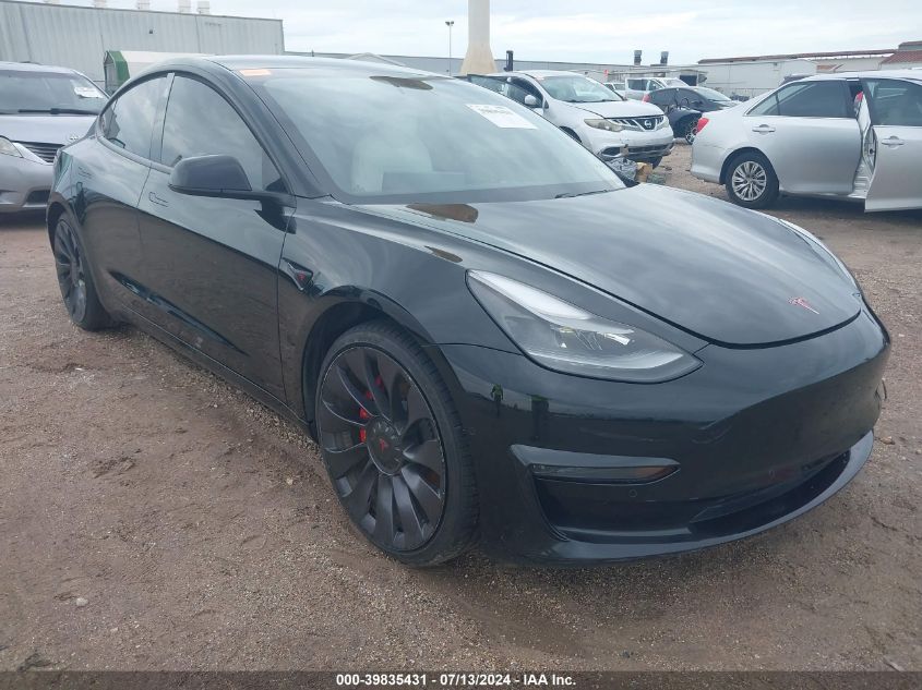 2021 TESLA MODEL 3 PERFORMANCE DUAL MOTOR ALL-WHEEL DRIVE