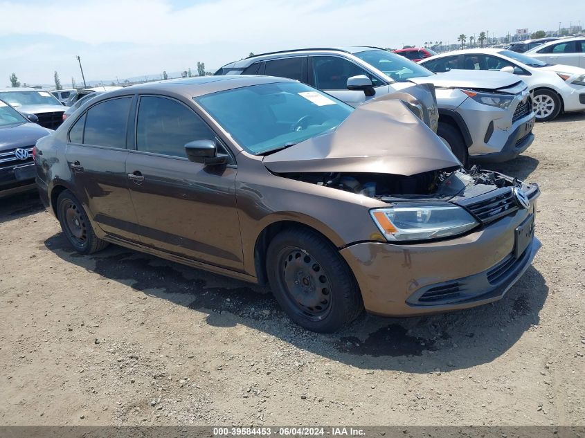 2012 VOLKSWAGEN JETTA 2.0L S