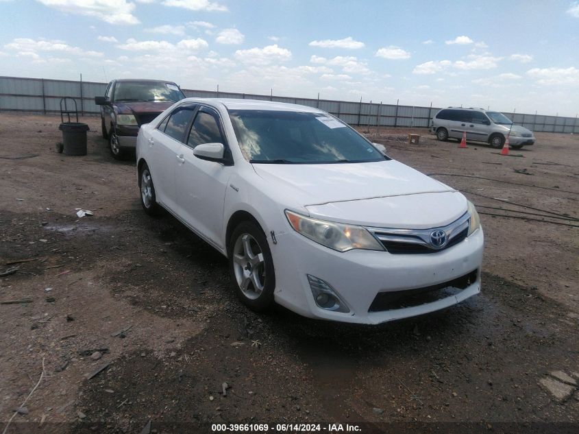 2012 TOYOTA CAMRY HYBRID XLE