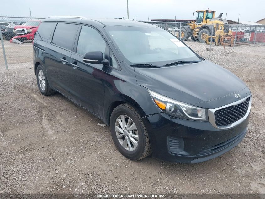 2016 KIA SEDONA LX