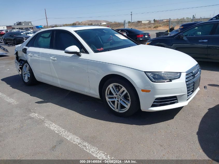 2017 AUDI A4 2.0T ULTRA PREMIUM