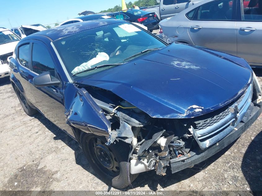 2013 DODGE AVENGER SE V6