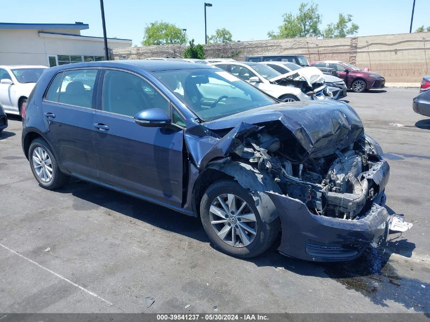 2015 VOLKSWAGEN GOLF TSI S 4-DOOR