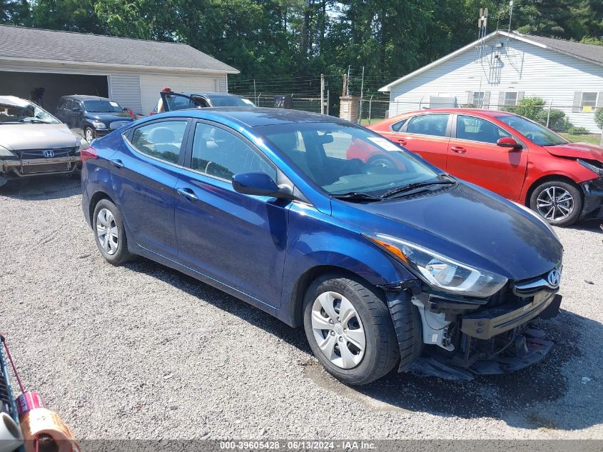 2016 HYUNDAI ELANTRA SE