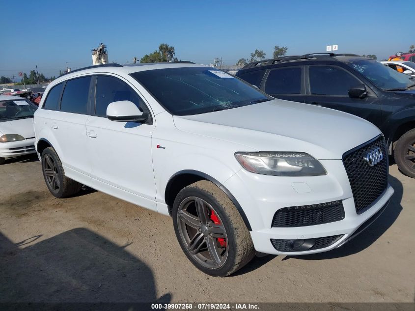 2014 AUDI Q7 3.0T S LINE PRESTIGE