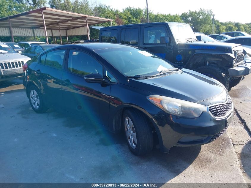 2016 KIA FORTE LX