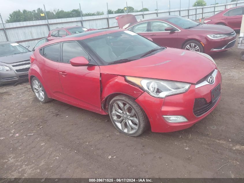 2013 HYUNDAI VELOSTER BASE W/GRAY