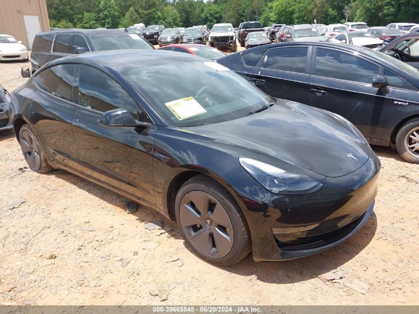 2023 TESLA MODEL 3 REAR-WHEEL DRIVE