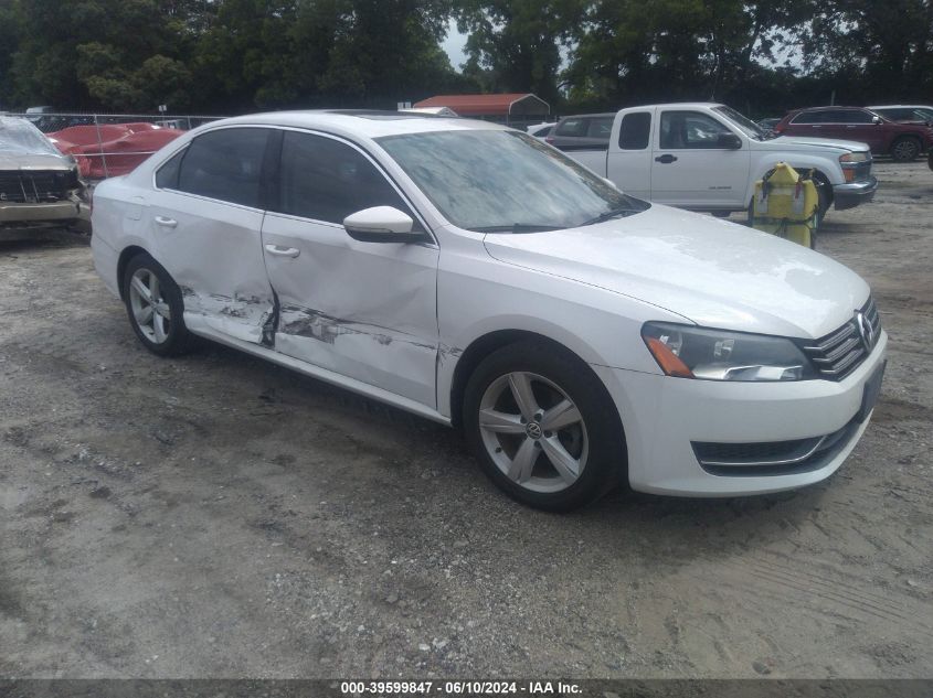 2012 VOLKSWAGEN PASSAT 2.5L SE