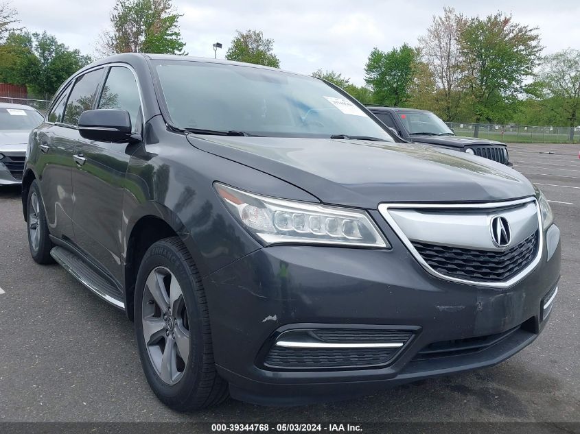 2016 ACURA MDX ACURAWATCH PLUS PACKAGE