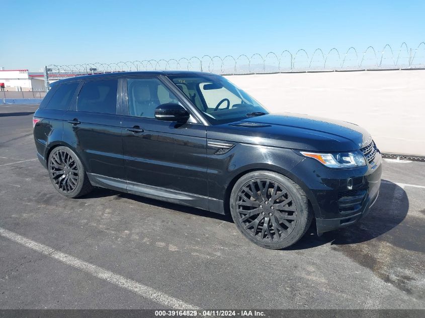 2015 LAND ROVER RANGE ROVER SPORT 3.0L V6 SUPERCHARGED HSE/3.0L V6 SUPERCHARGED SE