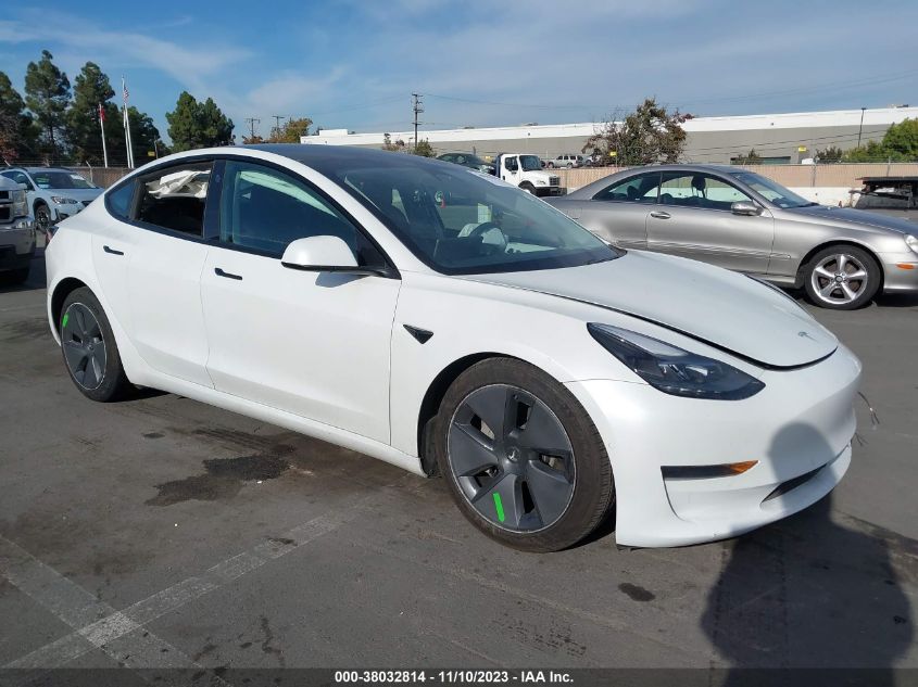 2021 TESLA MODEL 3 STANDARD RANGE PLUS REAR-WHEEL DRIVE