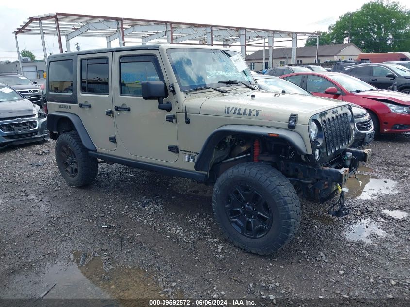 2018 JEEP WRANGLER JK UNLIMITED WILLY WHEELER W 4X4