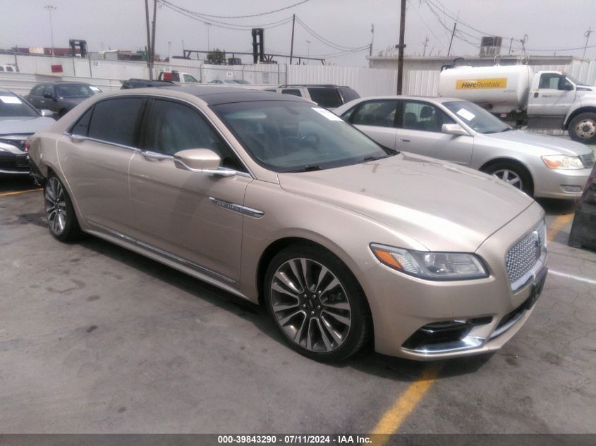 2017 LINCOLN CONTINENTAL SELECT