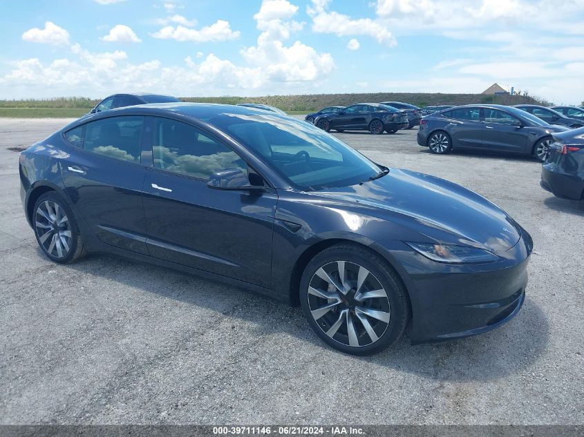 2024 TESLA MODEL 3 REAR-WHEEL DRIVE