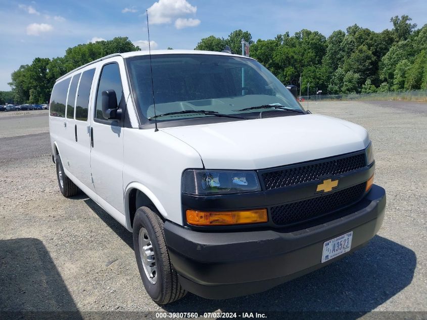 2024 CHEVROLET EXPRESS PASSENGER RWD 3500 EXTENDED WHEELBASE LS