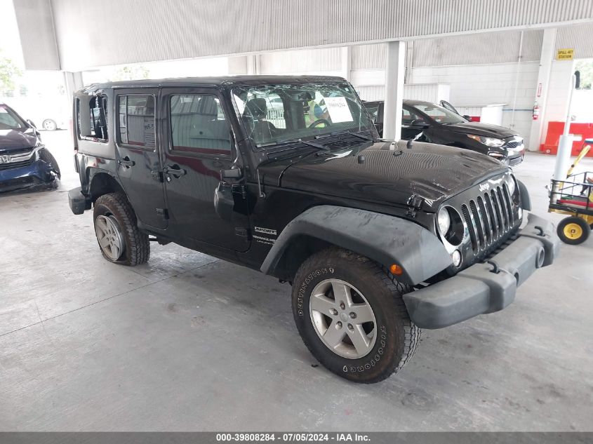 2018 JEEP WRANGLER JK UNLIMITED SPORT S 4X4