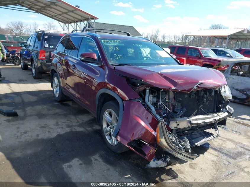 2016 TOYOTA HIGHLANDER LIMITED V6