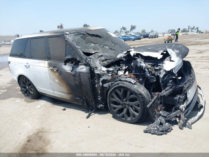 2019 LAND ROVER RANGE ROVER 3.0L V6 SUPERCHARGED