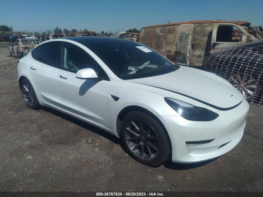 2021 TESLA MODEL 3 STANDARD RANGE PLUS REAR-WHEEL DRIVE