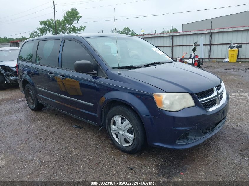 2013 DODGE GRAND CARAVAN AMERICAN VALUE PKG