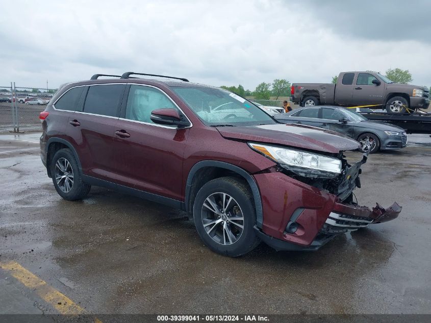 2019 TOYOTA HIGHLANDER LE