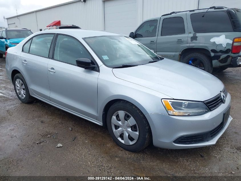 2012 VOLKSWAGEN JETTA 2.0L S