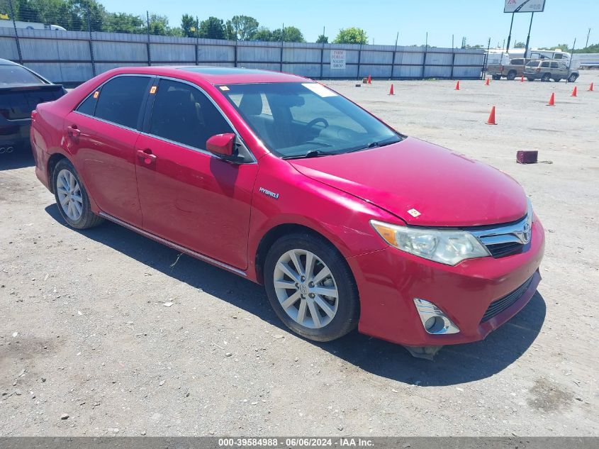 2013 TOYOTA CAMRY HYBRID XLE