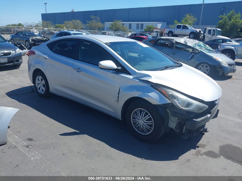 2016 HYUNDAI ELANTRA SE