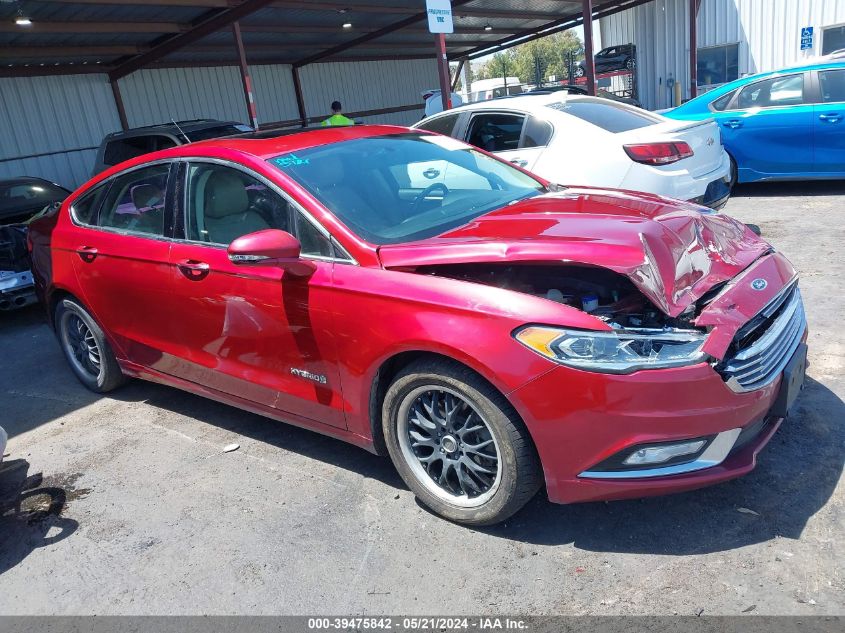 2017 FORD FUSION HYBRID SE