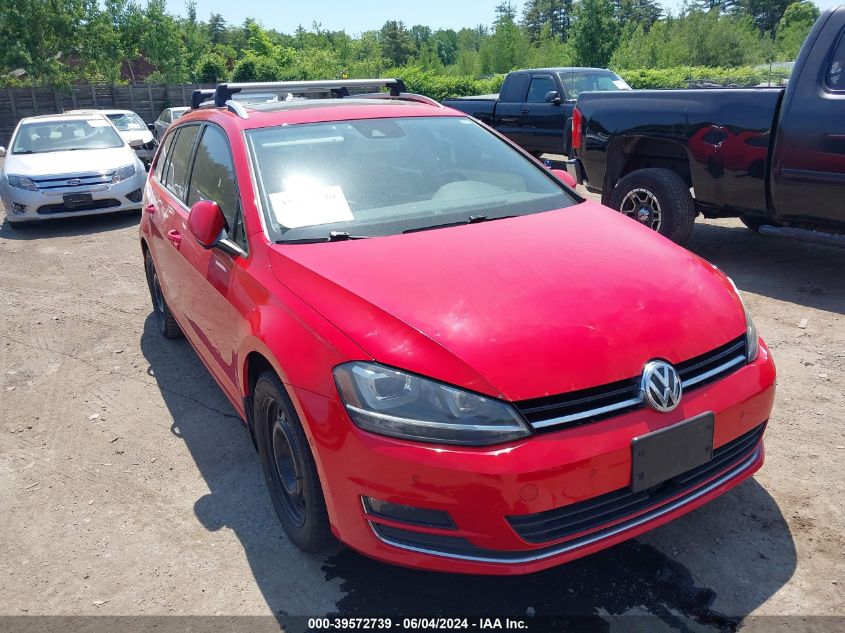 2016 VOLKSWAGEN GOLF SPORTWAGEN TSI SEL 4-DOOR