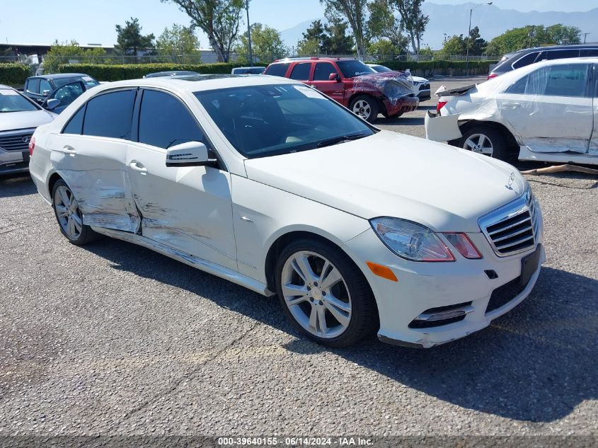 2012 MERCEDES-BENZ E 350