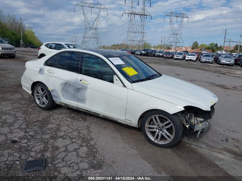 2012 MERCEDES-BENZ C 300 LUXURY 4MATIC/SPORT 4MATIC