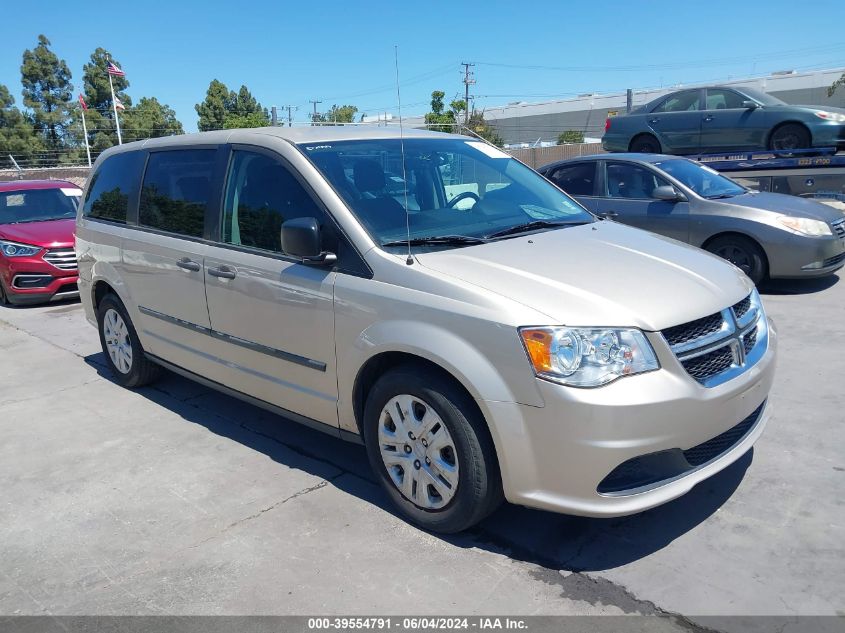 2016 DODGE GRAND CARAVAN AMERICAN VALUE PKG