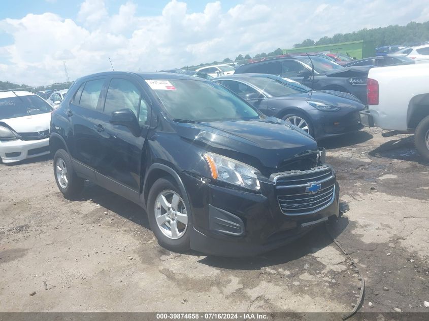 2016 CHEVROLET TRAX 1LS