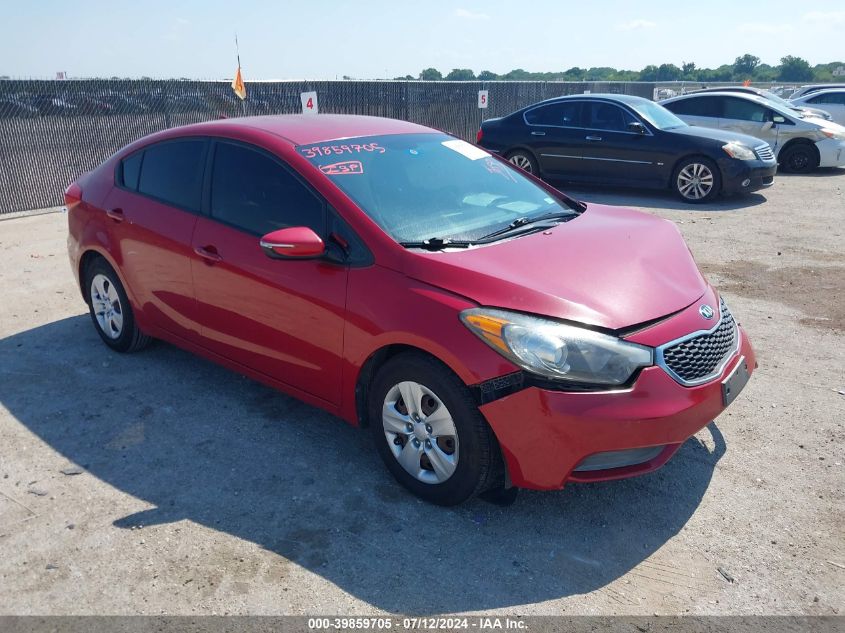 2015 KIA FORTE LX