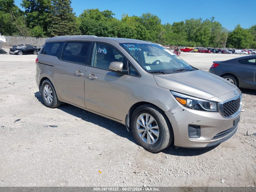 2015 KIA SEDONA LX