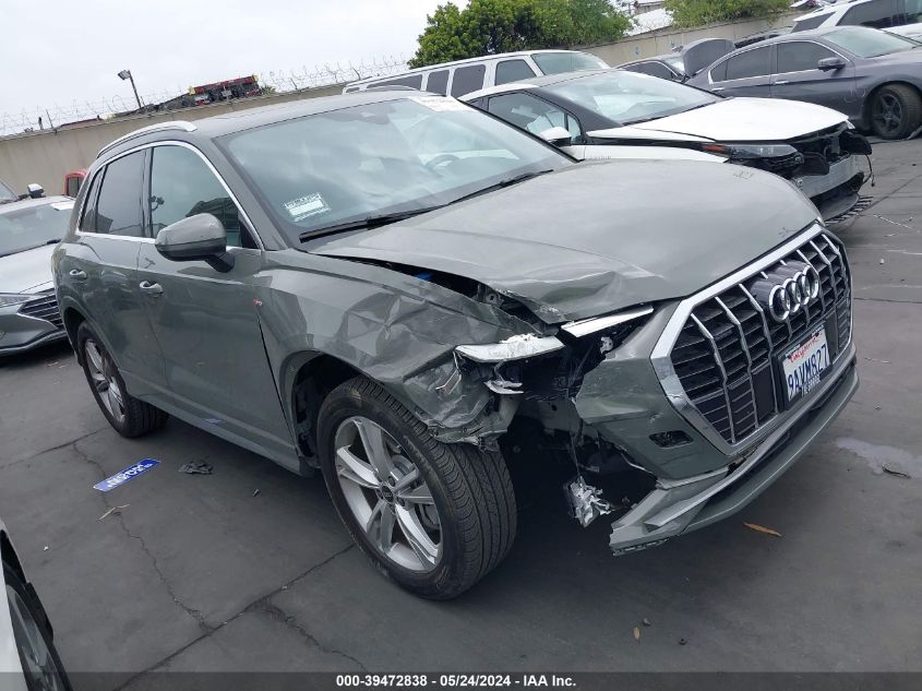 2022 AUDI Q3 PREMIUM PLUS 45 TFSI S LINE QUATTRO TIPTRONIC