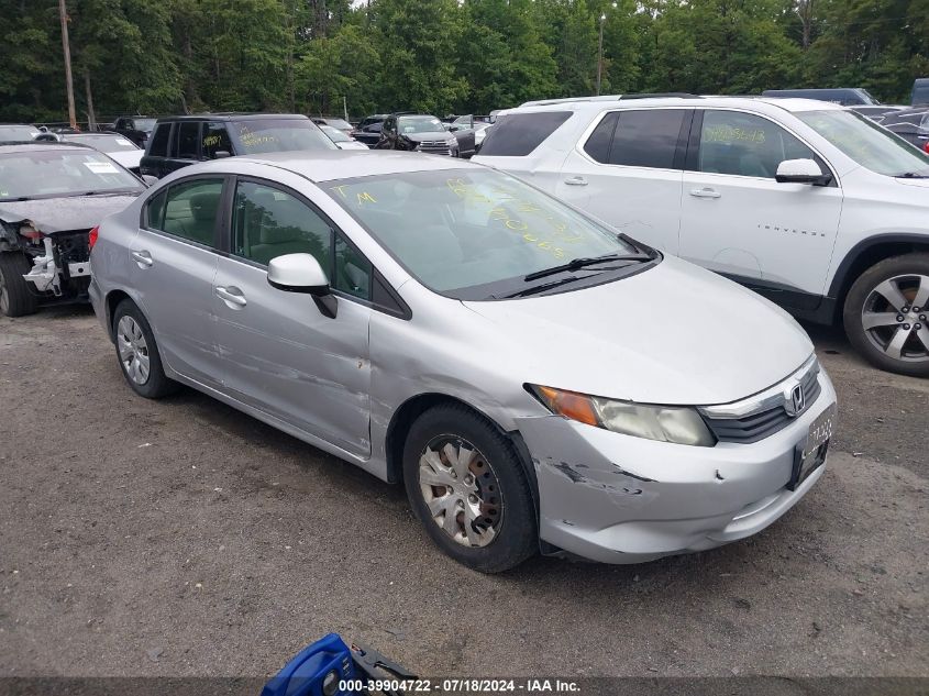 2012 HONDA CIVIC LX