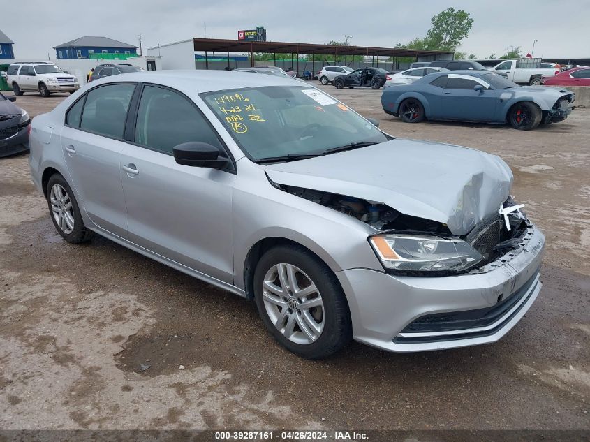 2015 VOLKSWAGEN JETTA 2.0L S