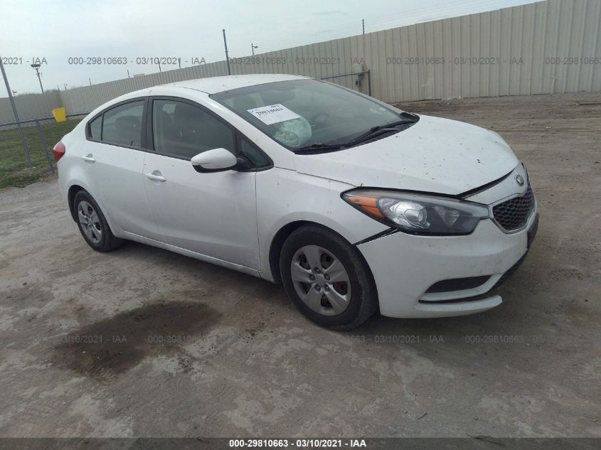 2016 KIA FORTE LX