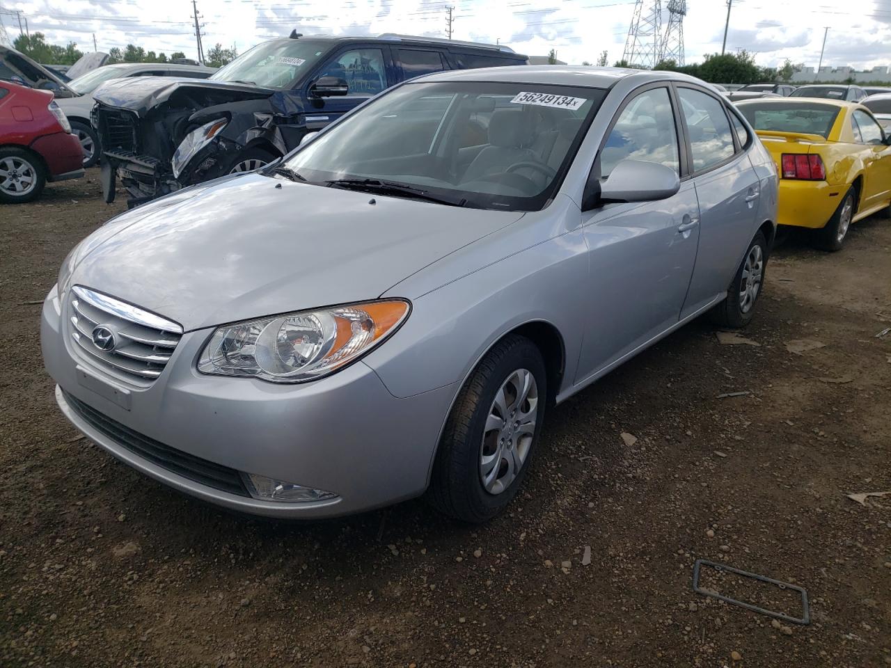 2010 HYUNDAI ELANTRA BLUE