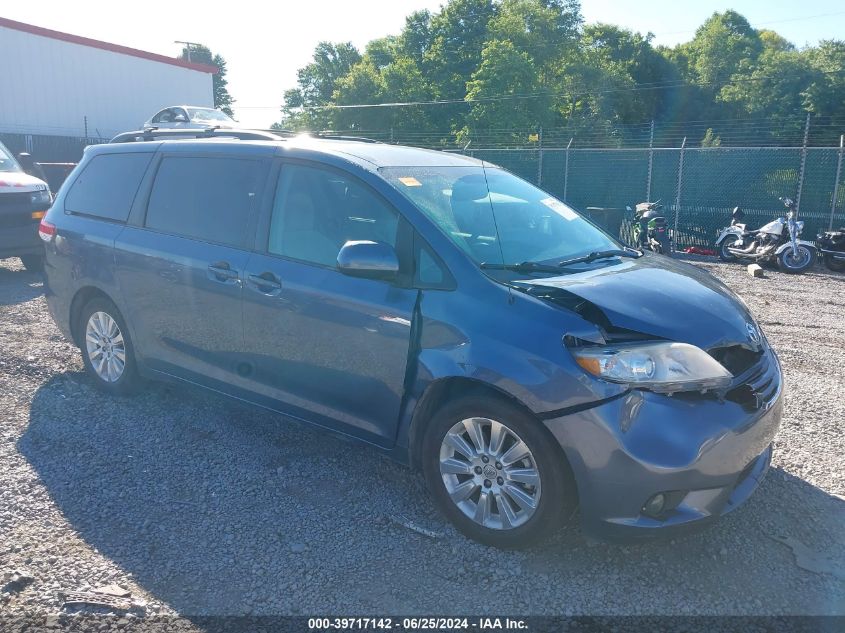 2013 TOYOTA SIENNA LE 7 PASSENGER