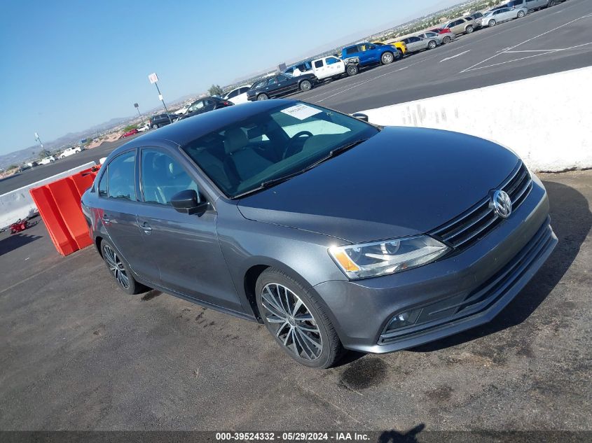 2016 VOLKSWAGEN JETTA 1.8T SPORT