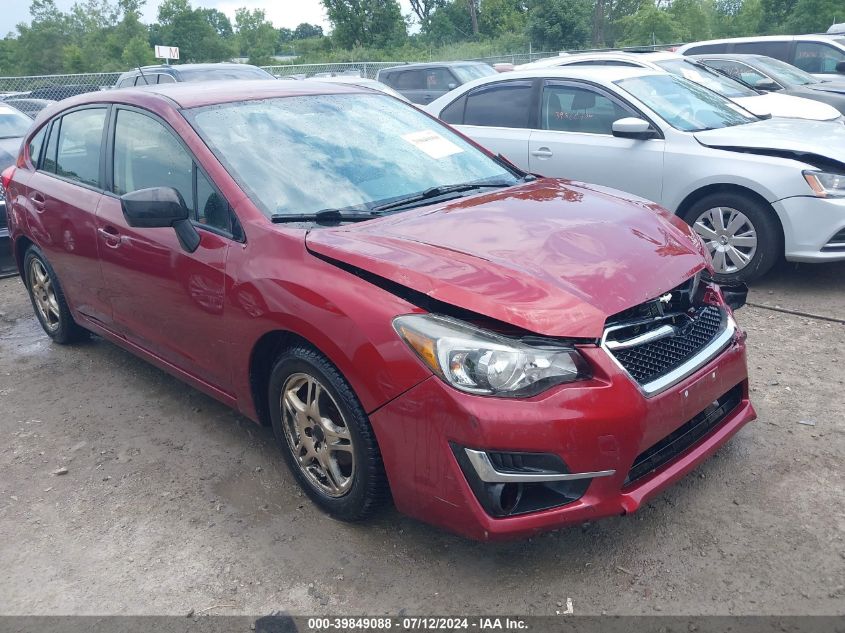 2016 SUBARU IMPREZA 2.0I