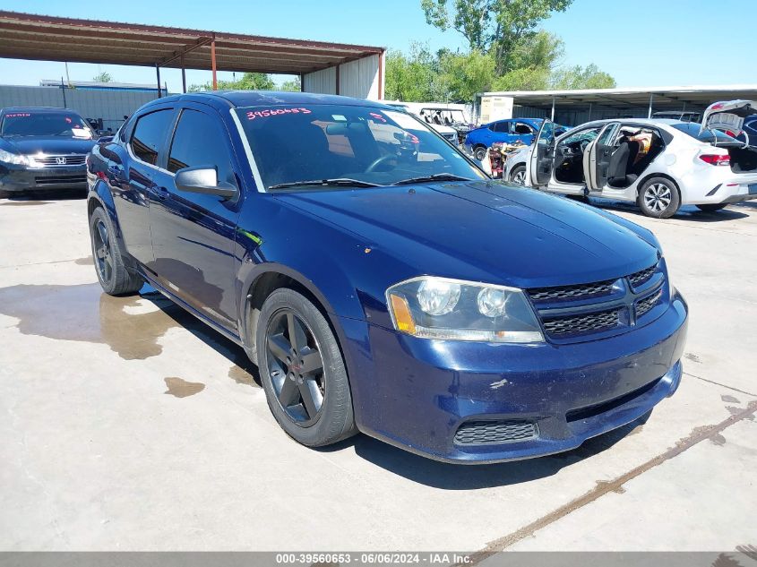 2013 DODGE AVENGER SE V6