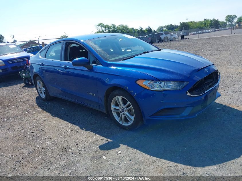 2018 FORD FUSION HYBRID SE