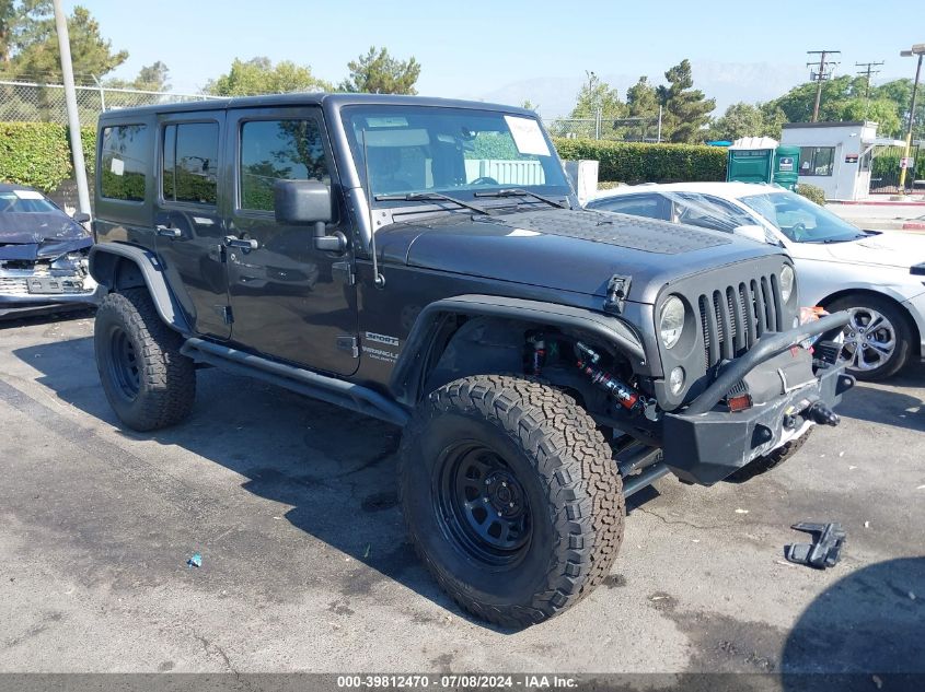 2017 JEEP WRANGLER UNLIMITED SPORT 4X4