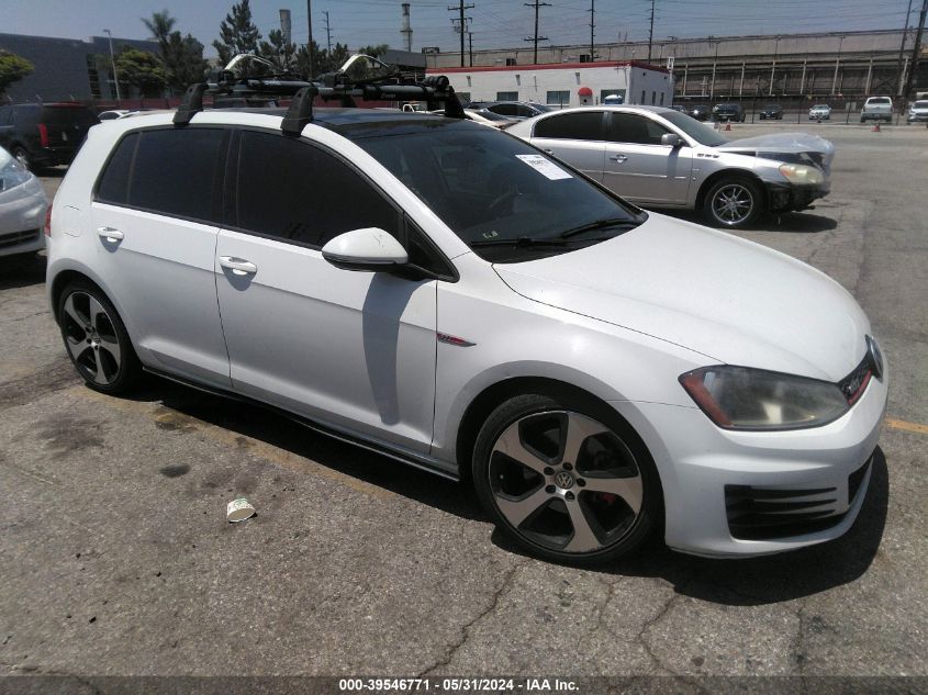 2015 VOLKSWAGEN GOLF GTI 2.0T SE 4-DOOR