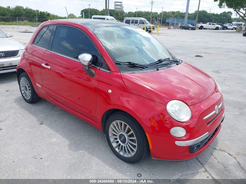 2012 FIAT 500 LOUNGE